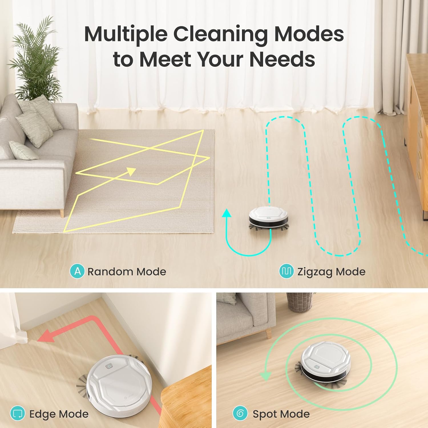 Lefant M2 Plus Robot Vacuum and Mop Combo,190° PSD Obstacle Avoidance,LIDAR Navigation,40-Day Capacity,Powerful Suction,Perfect for Pet Hair,140 Min Runtime, WiFi/App/Alexa