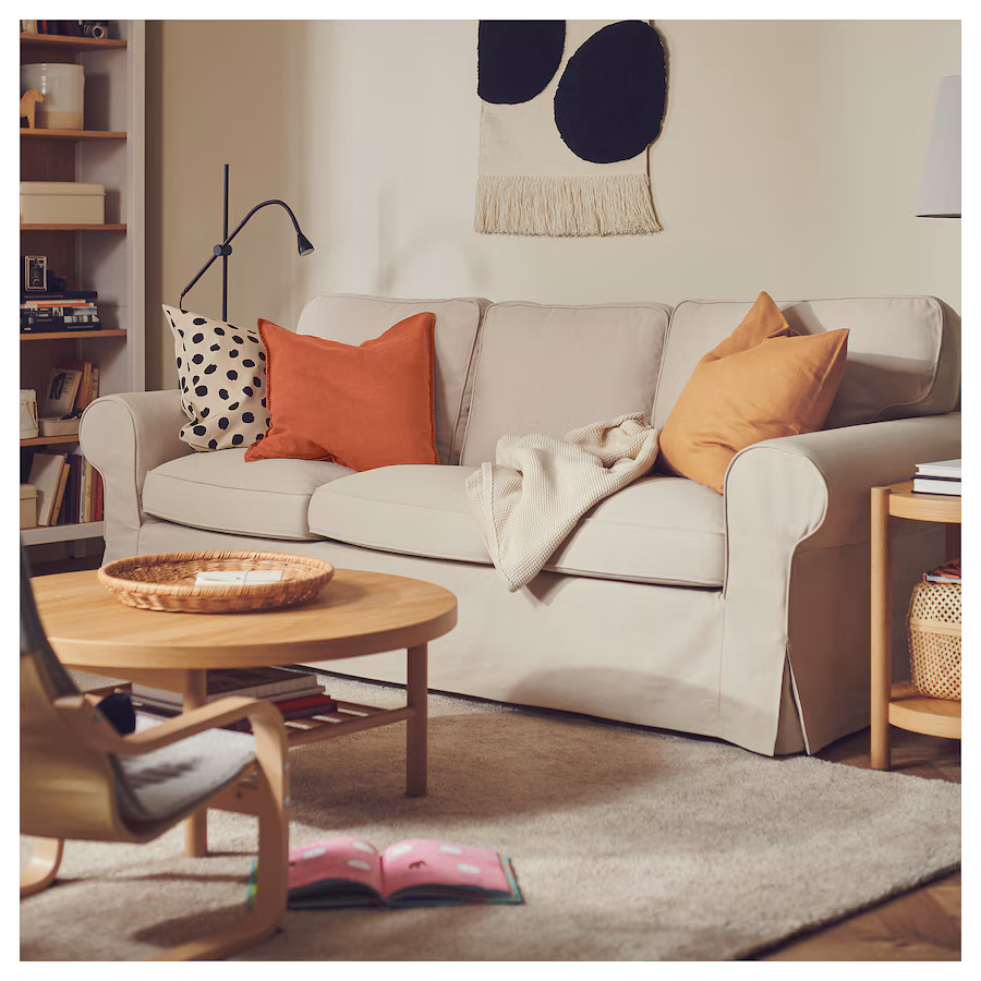 IKEA  STOENSE Rug, low pile, medium gray, 5 ' 7