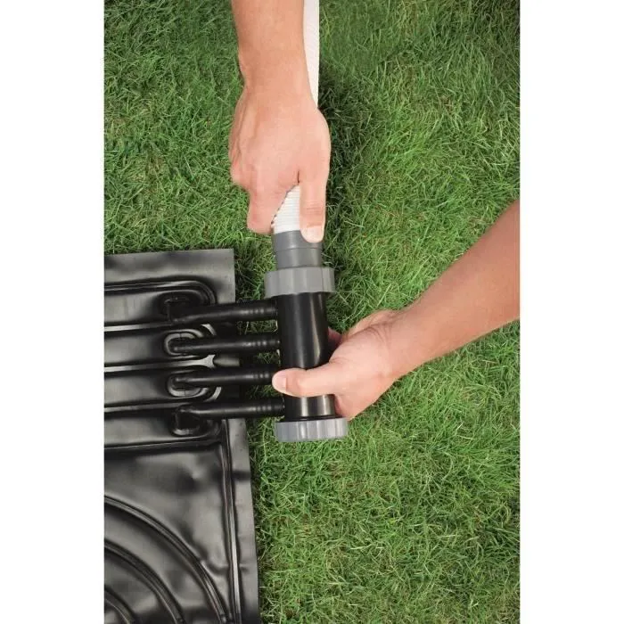 Kit Piscine hors sol tubulaire BESTWAY - Power Steel™ - 412 x 201 x 122 cm + Réchauffeur solaire