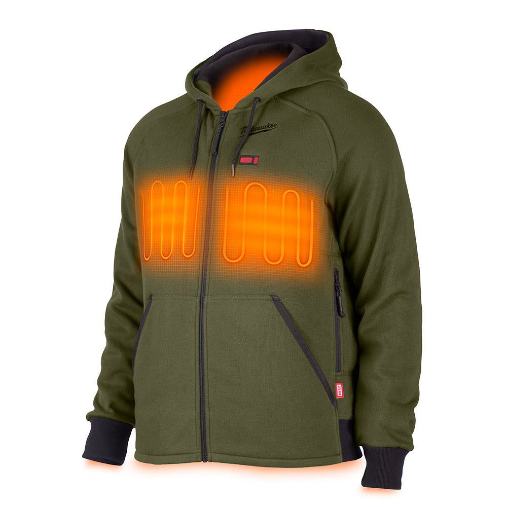 MILWAUKEE 12V Heated Hoodie Green Skin M12HHGREEN40