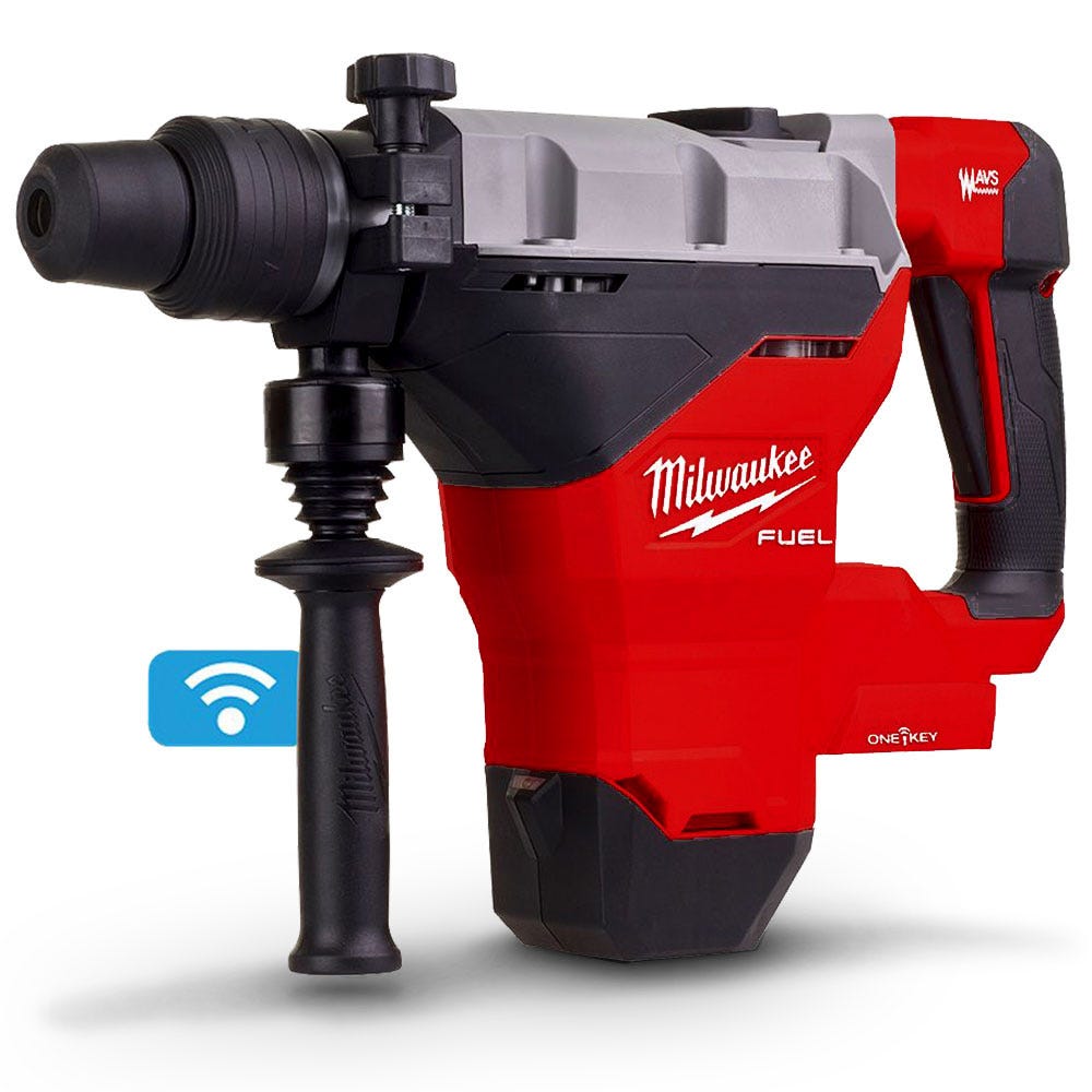 MILWAUKEE 18V FUEL™2 x 12.0Ah 44mm SDS Max Rotary Hammer Kit M18FHM-122C
