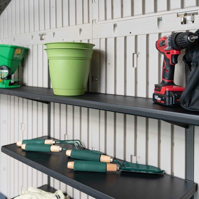 Lifetime 8 ft. W x 15 ft. D Plastic Storage Shed