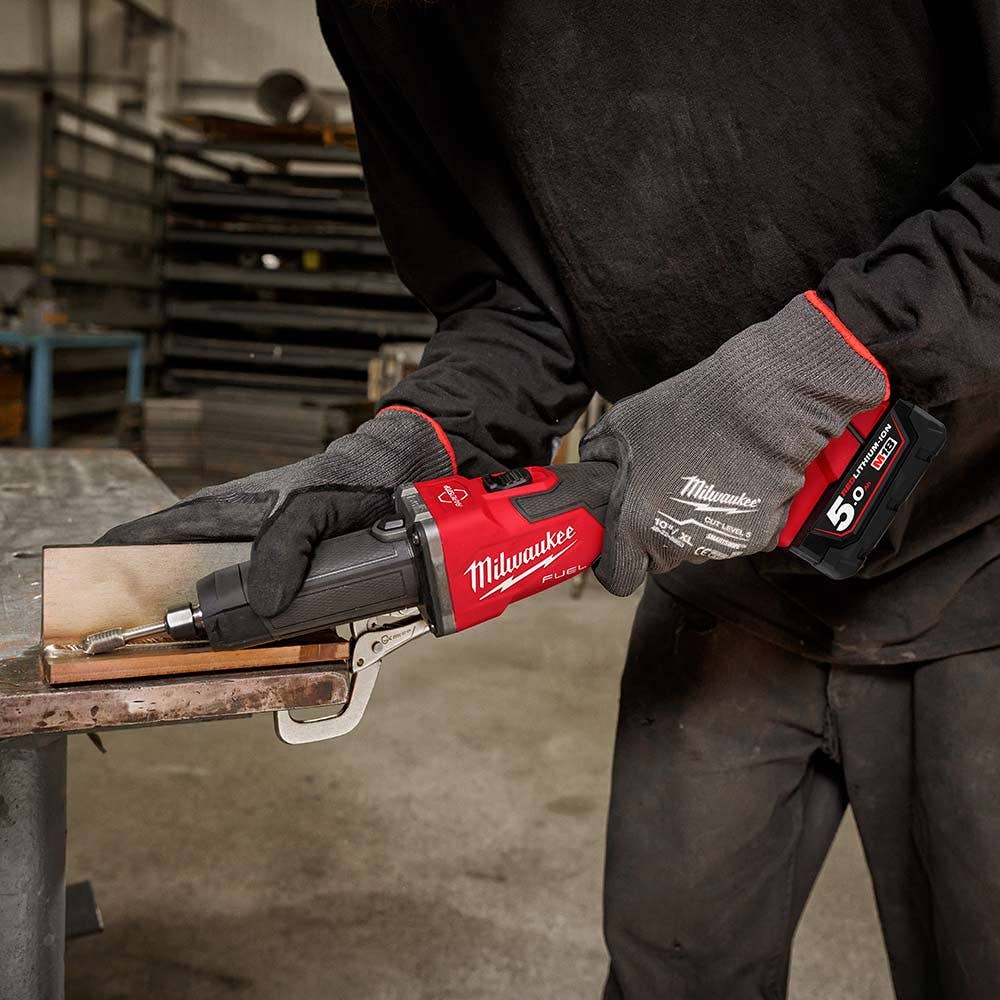 MILWAUKEE 18V FUEL™1/4" Braking Die Grinder w/ Slide Switch Skin M18FDGRB0