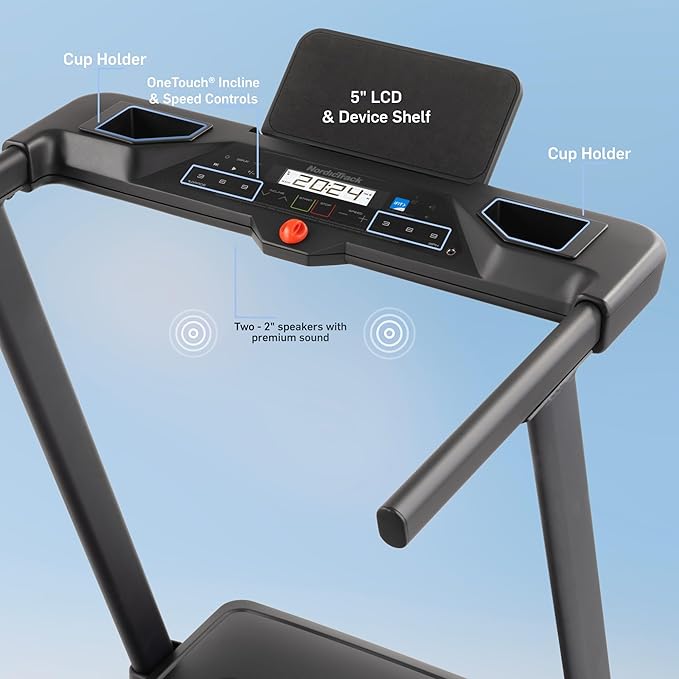 NordicTrack T Series 5: Perfect Treadmills for Home Use, Walking or Running Treadmill with Incline