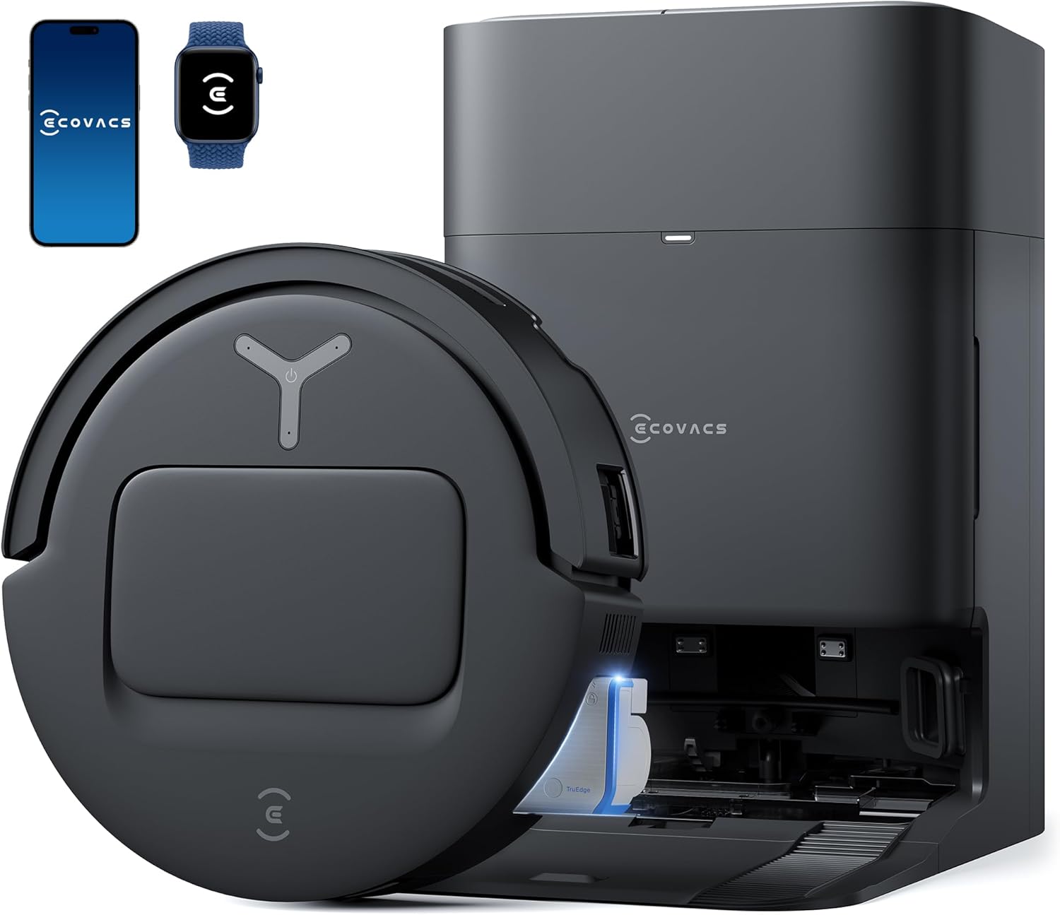 ECOVACS DEEBOT X9 PRO Omni Robot Vacuum and Mop, Blast™ 16,600Pa Suction, OZMO Roller Instant Self-Washing Mopping, ZeroTangle™ 3.0, Triple Lift System, AI Smart Navigation, Hands-Free Omni Station
