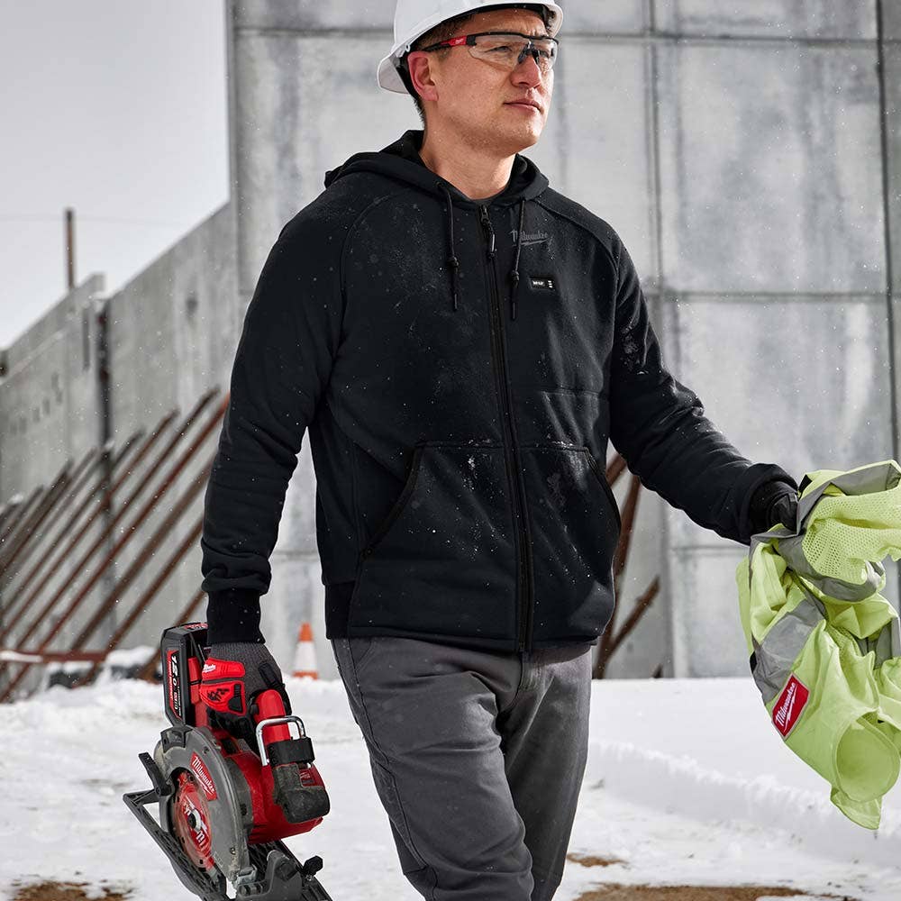 MILWAUKEE 12V Heated Hoodie Black Skin M12HHBLACK40