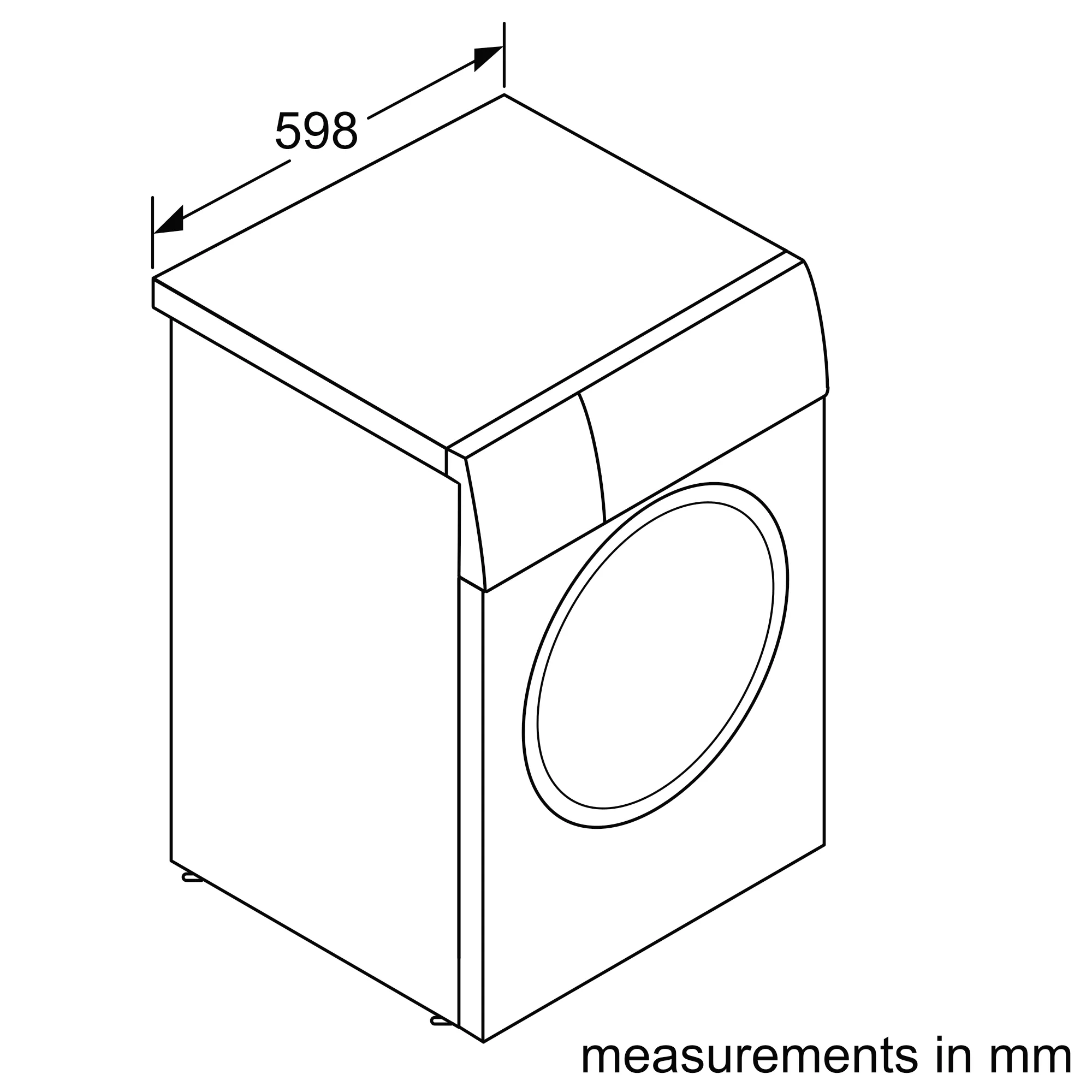 BOSCH WGB256A1GB Series 8 Washing machine, front loader 10 kg 1400 rpm