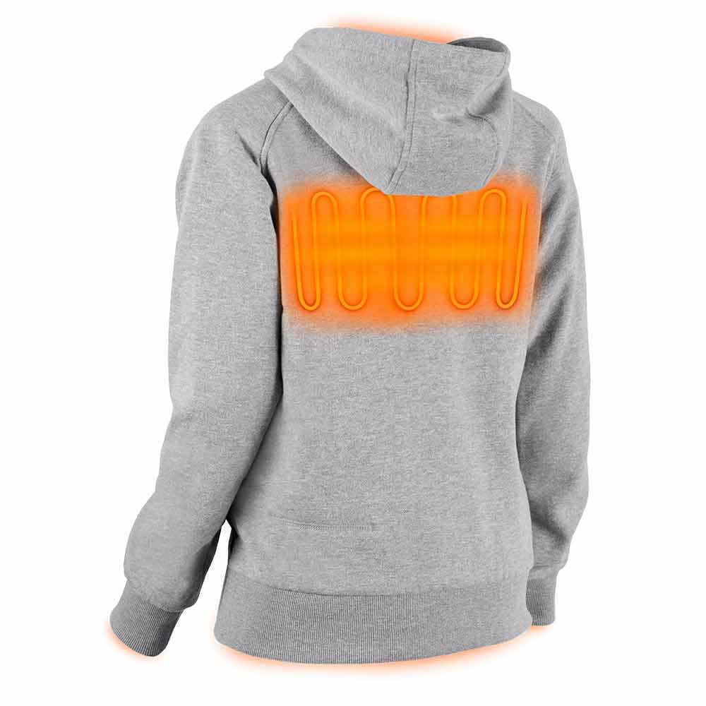 MILWAUKEE 12V Women's Heated Hoodie Grey Skin M12HHWGREY10