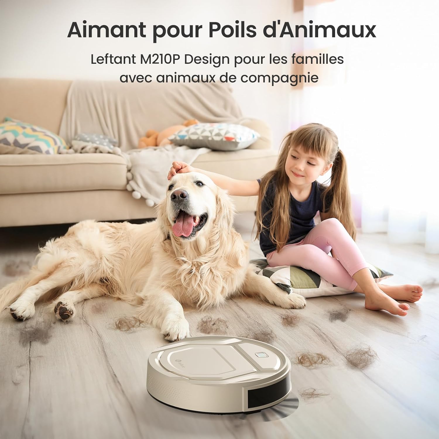 Lefant M3 Robot Vacuum, Robot Vacuum and Mop, 12000Pa Suction, Anti-Tangle Brushes, Dual Spinning Mop, Auto Mop Washing, Drying, Self-Emptying, Self-Refilling, for Pet Hair Dust, App Voice Control