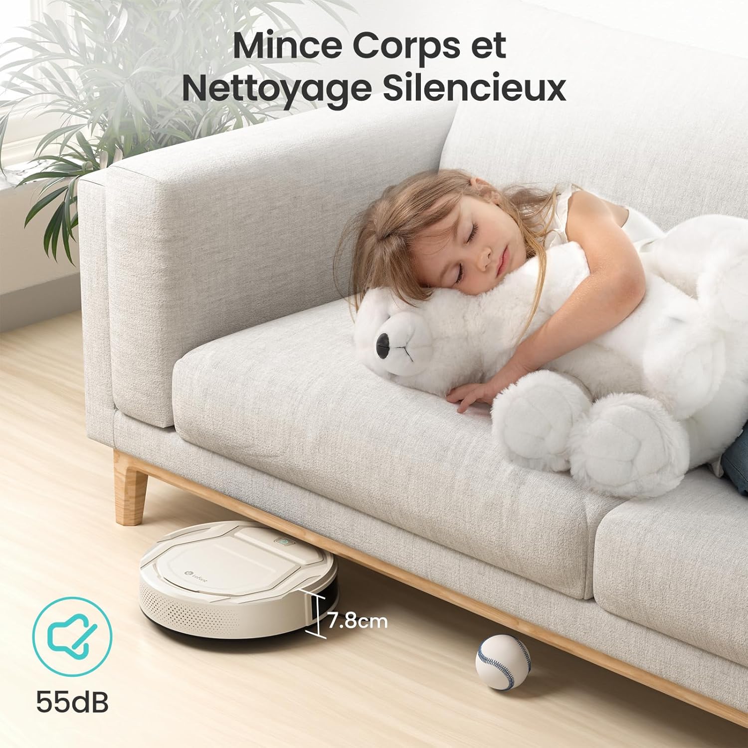 Lefant M3 Robot Vacuum, Robot Vacuum and Mop, 12000Pa Suction, Anti-Tangle Brushes, Dual Spinning Mop, Auto Mop Washing, Drying, Self-Emptying, Self-Refilling, for Pet Hair Dust, App Voice Control