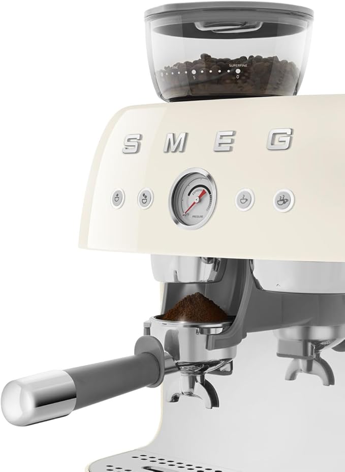 Smeg Semi-Automatic Espresso Machine (Cream)