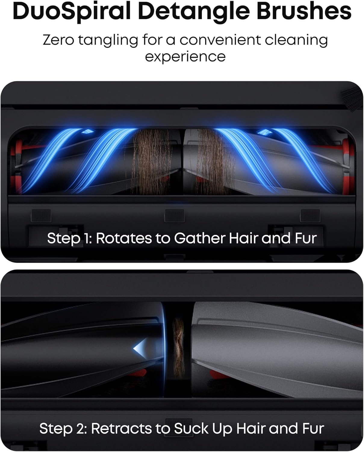 Eufy E25 Omni Robot Vacuum and Mop Combo, HydroJet System with Roller Mop, 20,000Pa, Zero-Tangling, Edge-to-Corner Cleaning, Obstacle Avoidance, Auto Mop Washing & Self-Emptying All-in-One Station