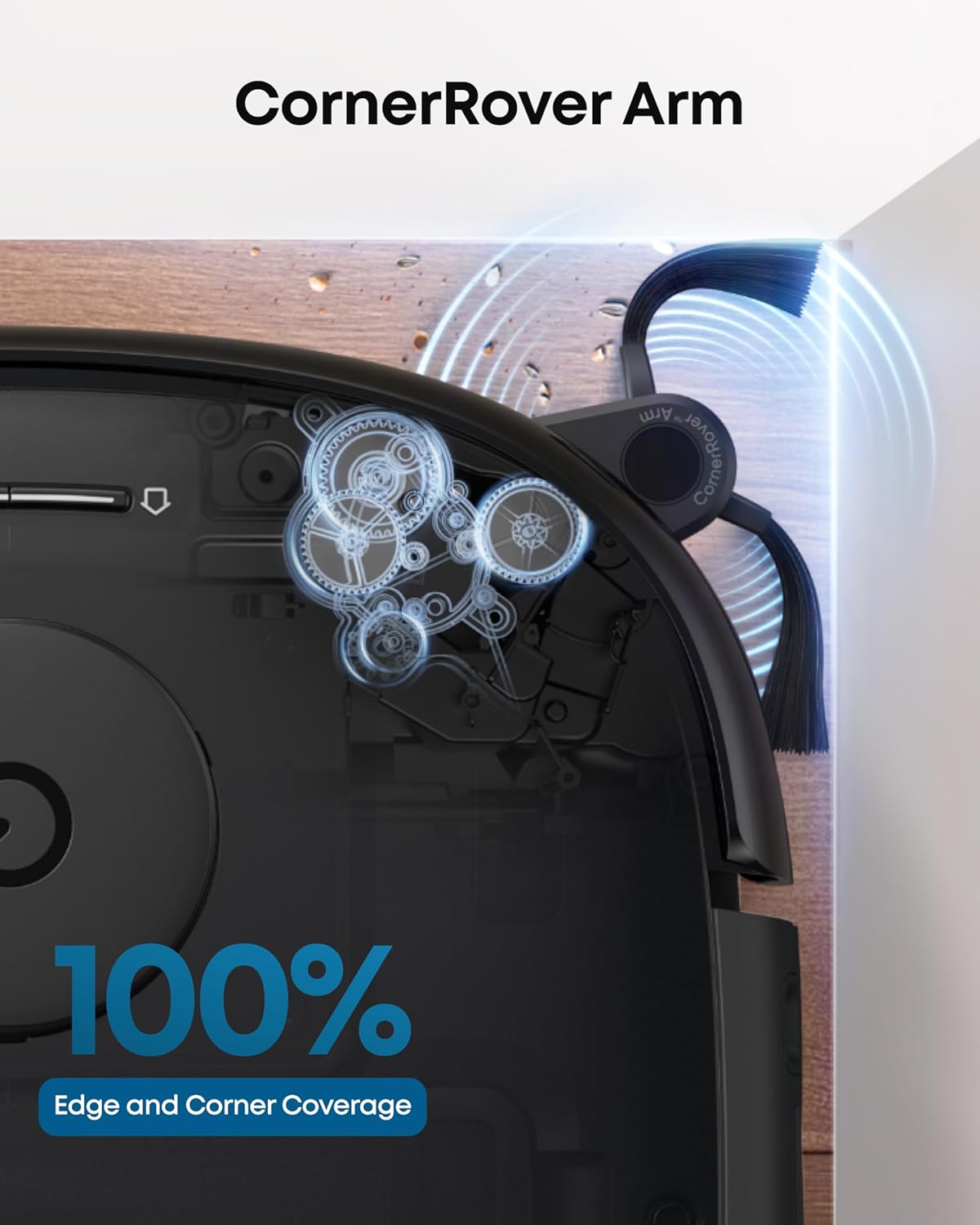 Eufy E25 Omni Robot Vacuum and Mop Combo, HydroJet System with Roller Mop, 20,000Pa, Zero-Tangling, Edge-to-Corner Cleaning, Obstacle Avoidance, Auto Mop Washing & Self-Emptying All-in-One Station