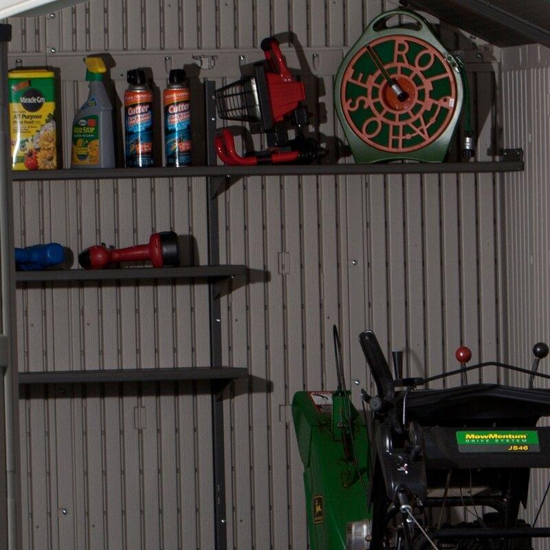 Lifetime 8 ft. W x 15 ft. D Plastic Storage Shed