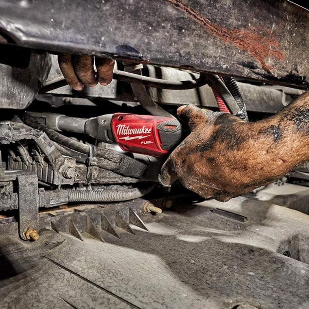 MILWAUKEE 12V FUEL™3/8" Ratchet Extended Reach Skin M12FIR38LR-0