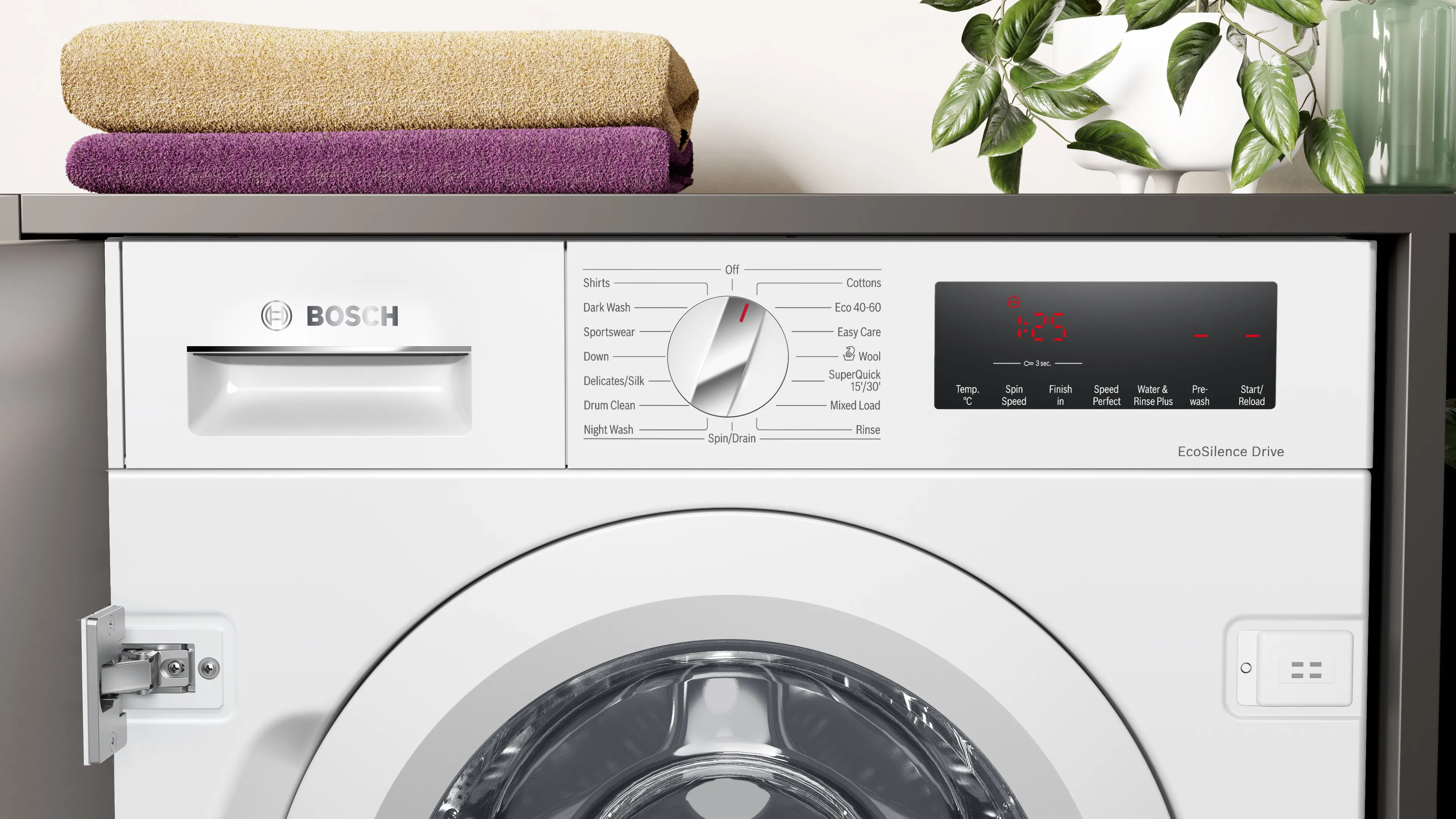 BOSCH WIW28502GB Series 8 Built-in washing machine 8 kg 1400 rpm