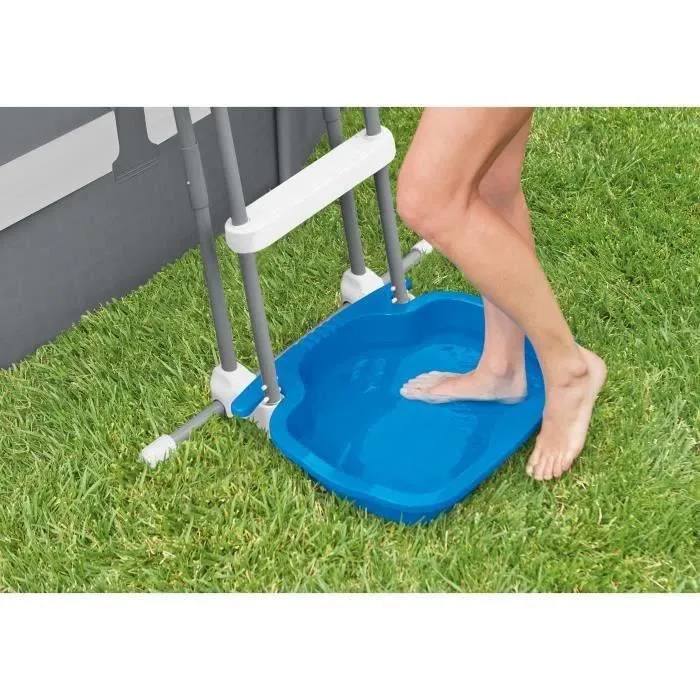 Intex - 26798NP - Kit piscine prism frame ovale tubulaire 6,10 x 3,05 x 1,22m