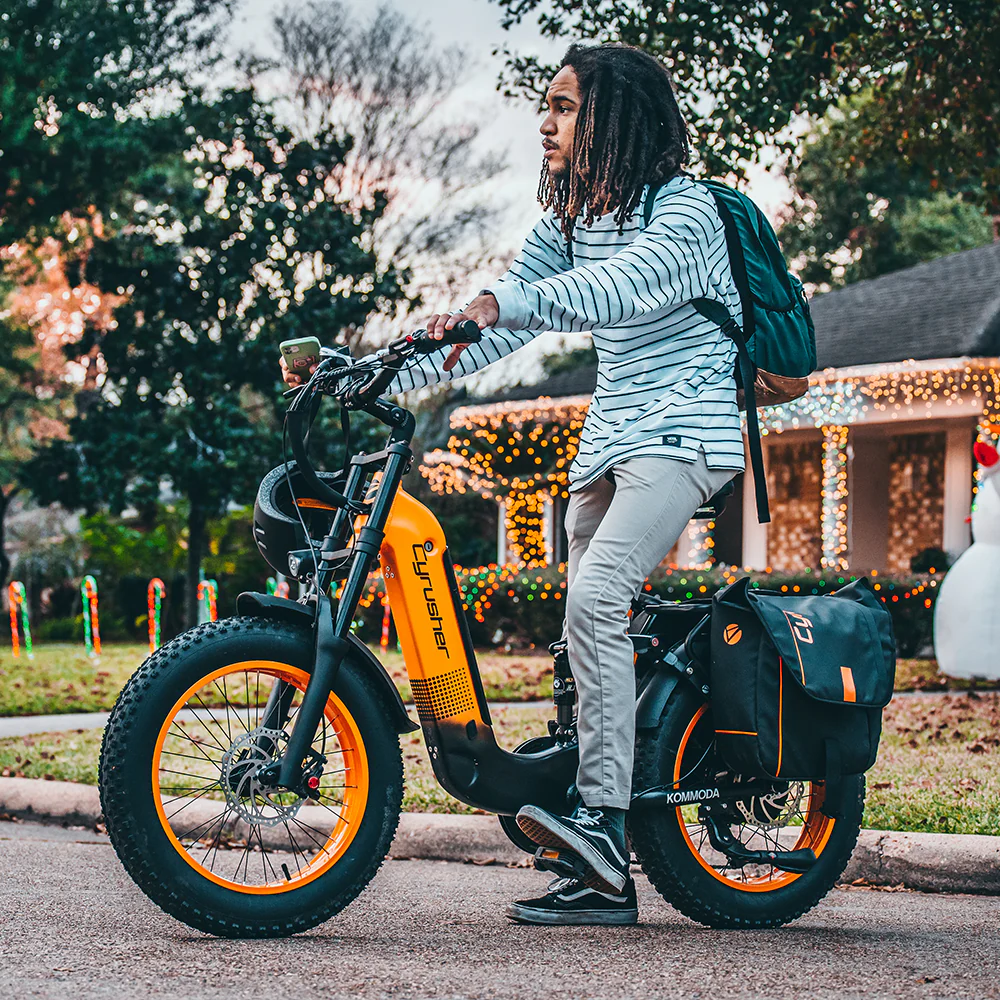 Cyrusher Kommoda Step-through Full Suspension Electric Bike