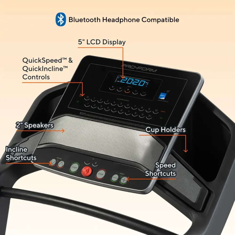 ProForm Carbon TL Treadmill - Black