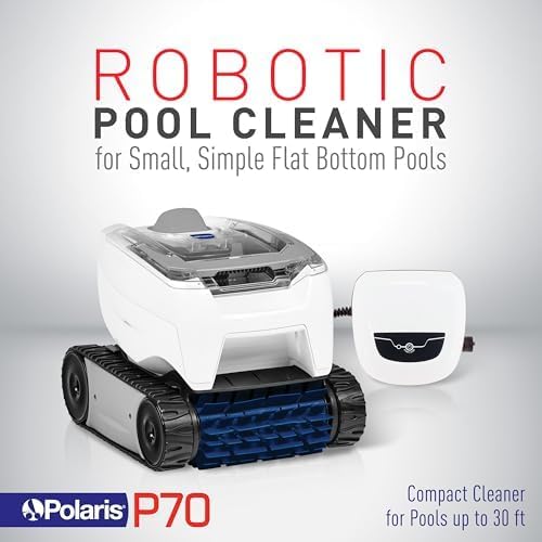 Polaris P724 Robotic Pool Cleaner, Lightweight Energy-Efficient Cleaner Perfect for In-Ground Pools up to 36-Feet, Cleans in as Little as 2.5 Hours