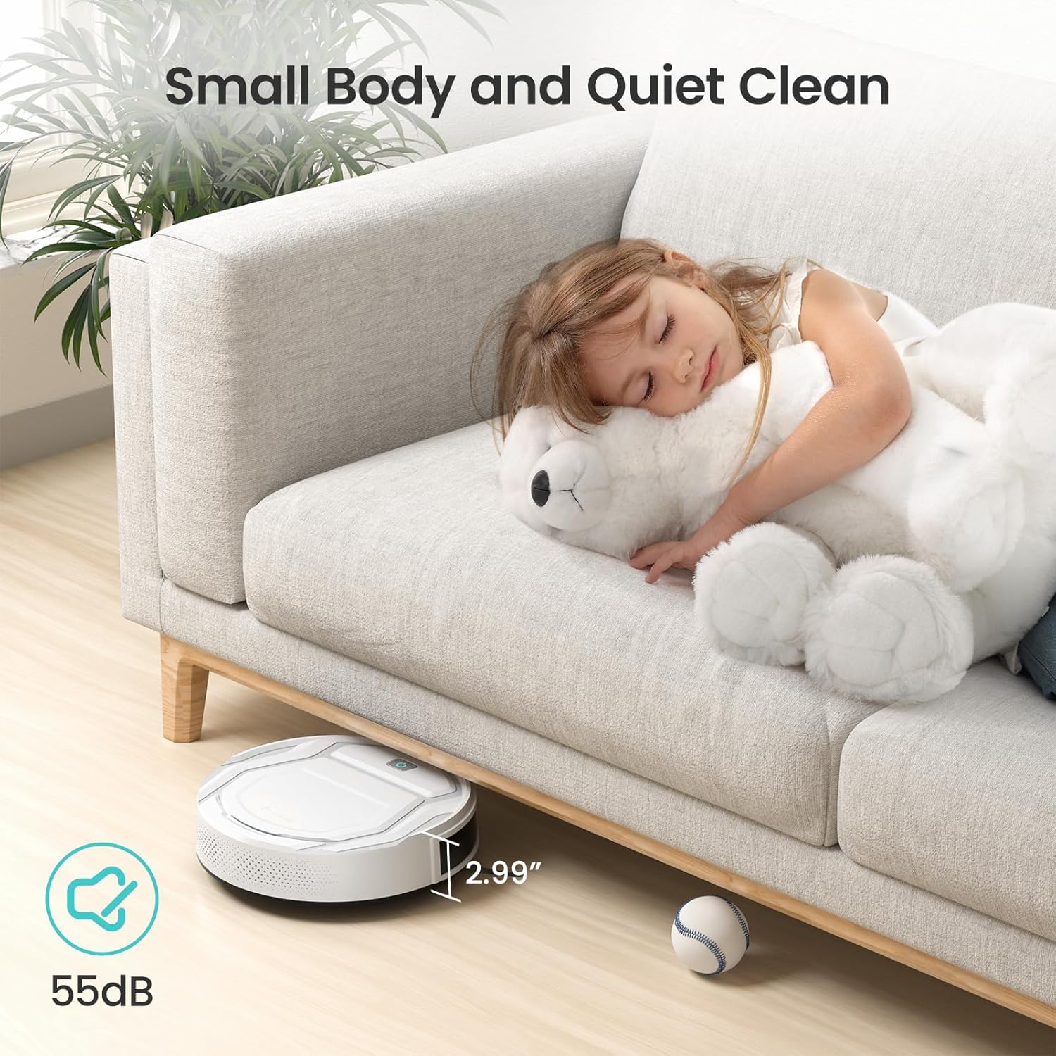 Lefant M2 Plus Robot Vacuum and Mop Combo,190° PSD Obstacle Avoidance,LIDAR Navigation,40-Day Capacity,Powerful Suction,Perfect for Pet Hair,140 Min Runtime, WiFi/App/Alexa