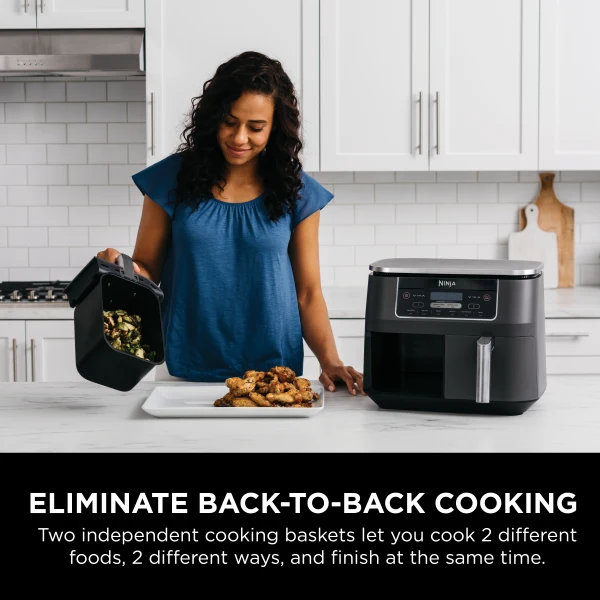 Ninja® Foodi® 6-in-1 8-qt. 2-Basket Air Fryer with DualZone™ Technology