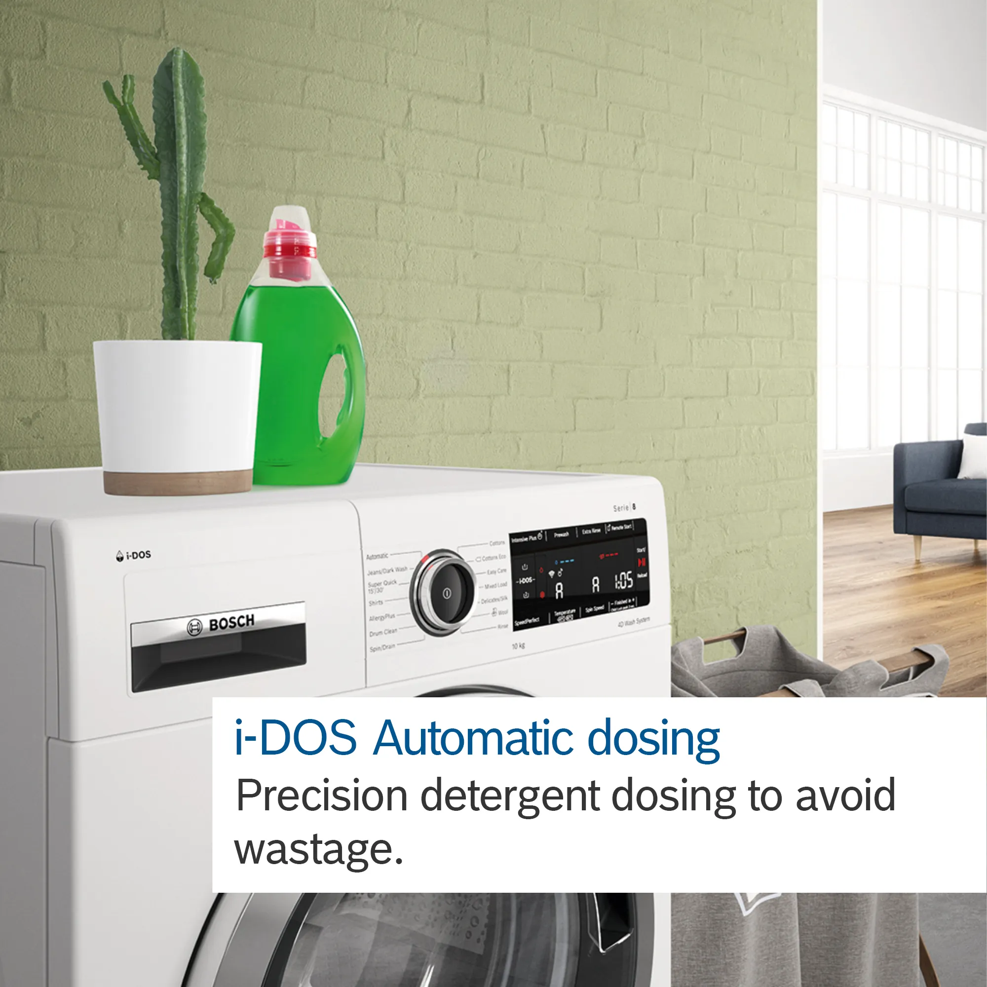 BOSCH WGB256A1GB Series 8 Washing machine, front loader 10 kg 1400 rpm