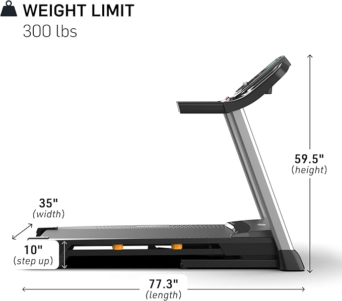 NordicTrack T Series 6.5s: Perfect Treadmills for Home Use, Walking or Running Treadmill with Incline