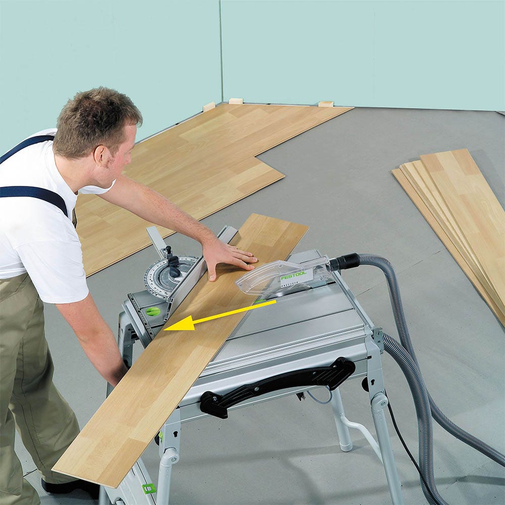 FESTOOL 190mm 1200W CS 50 EBG PRECISIO Table Saw Set 575959