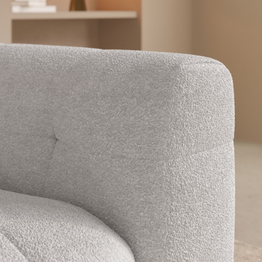 IKEA Cream Boucle 3 Seater Cloud Sofa