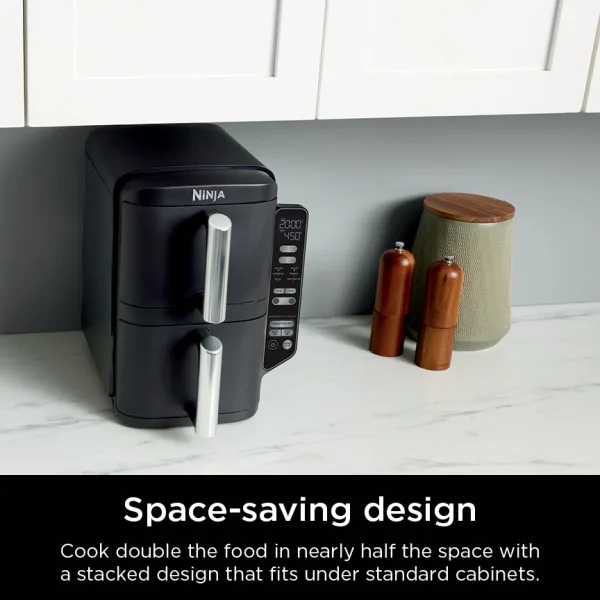 Ninja® DoubleStack™ 8 QT & 2-Basket Air Fryer
