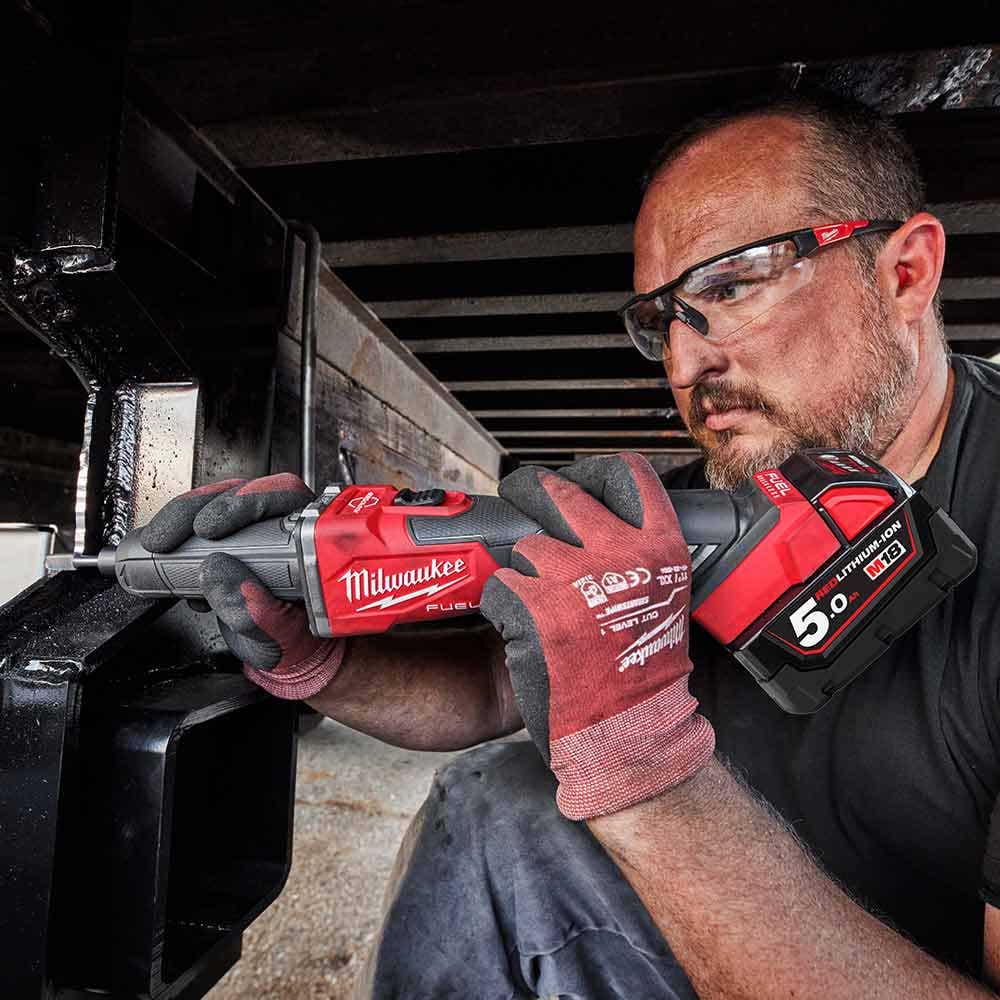 MILWAUKEE 18V FUEL™1/4" Braking Die Grinder w/ Slide Switch Skin M18FDGRB0