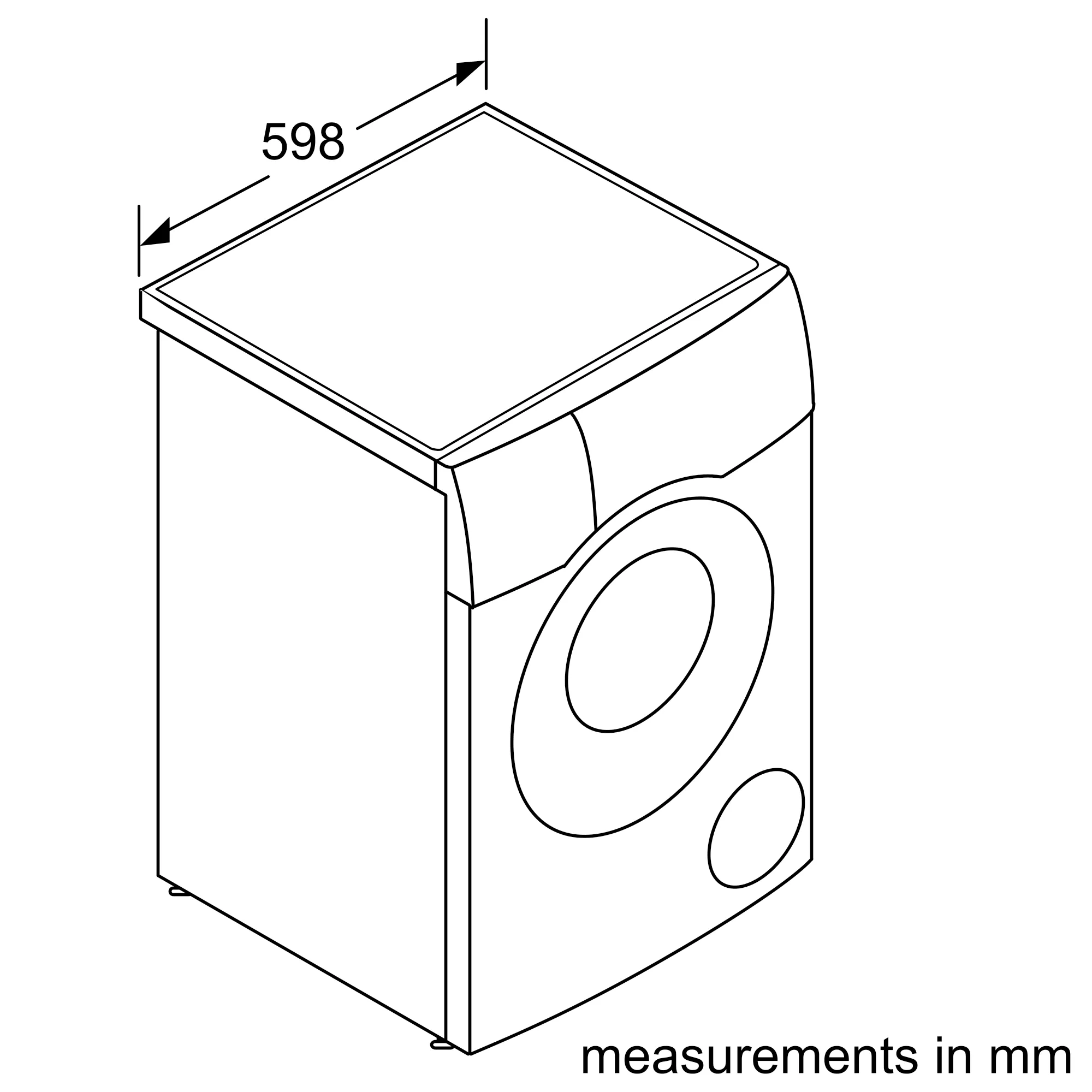 BOSCH WNC25410GB Series 8 Washer dryer 10.5/6 kg 1400 rpm