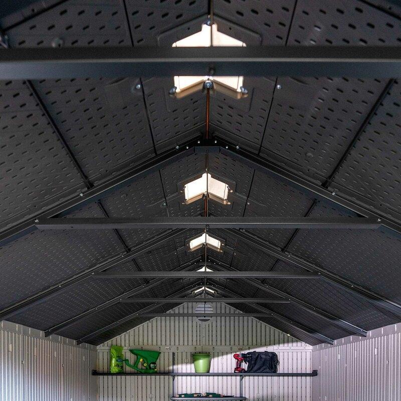 Lifetime 8 ft. W x 15 ft. D Plastic Storage Shed