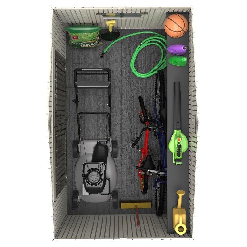 Lifetime 8 ft. W x 5 ft. D Plastic Storage Shed