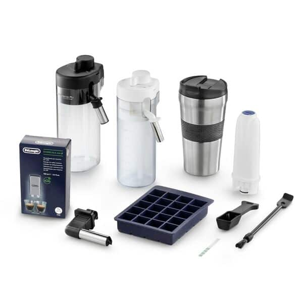 DeLonghi Eletta Explore Bean to Cup Coffee Machine with Cold Brew Technology - Titanium