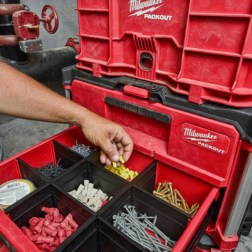MILWAUKEE Drawer Dividers for PACKOUT™2-Drawer Tool Box 48228472