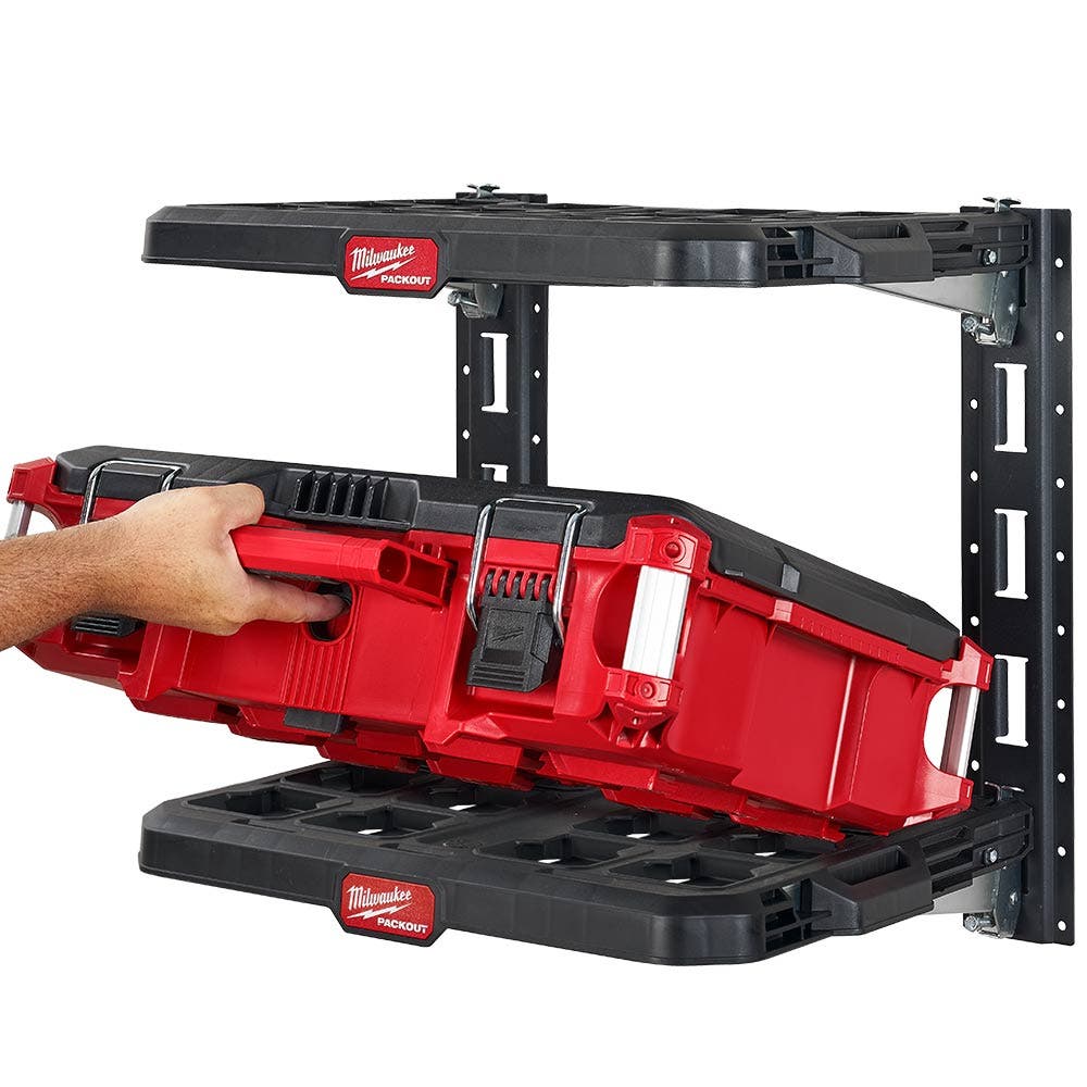 MILWAUKEE 2-Piece Vertical E-Track Rails for PACKOUT™Racking Shelves 48228482