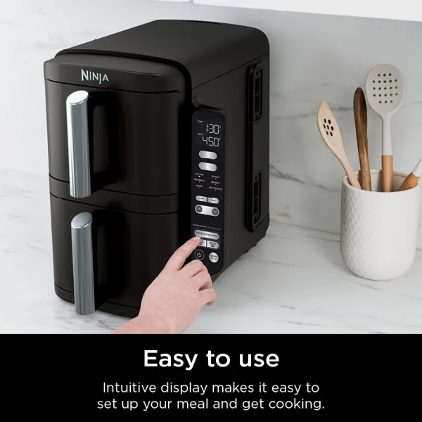 Ninja® DoubleStack™ 8 QT & 2-Basket Air Fryer