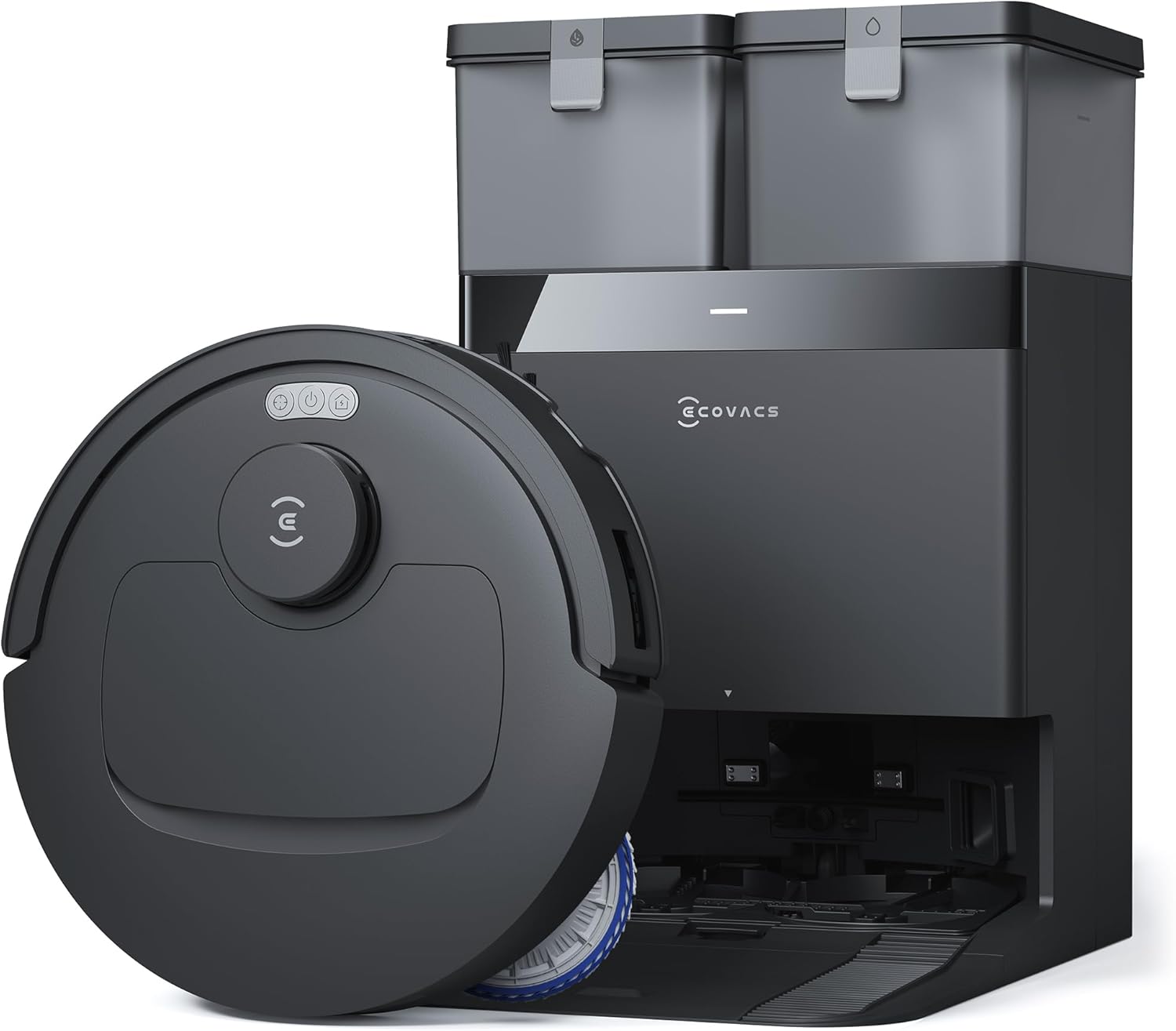 ECOVACS DEEBOT X9 PRO Omni Robot Vacuum and Mop, Blast™ 16,600Pa Suction, OZMO Roller Instant Self-Washing Mopping, ZeroTangle™ 3.0, Triple Lift System, AI Smart Navigation, Hands-Free Omni Station
