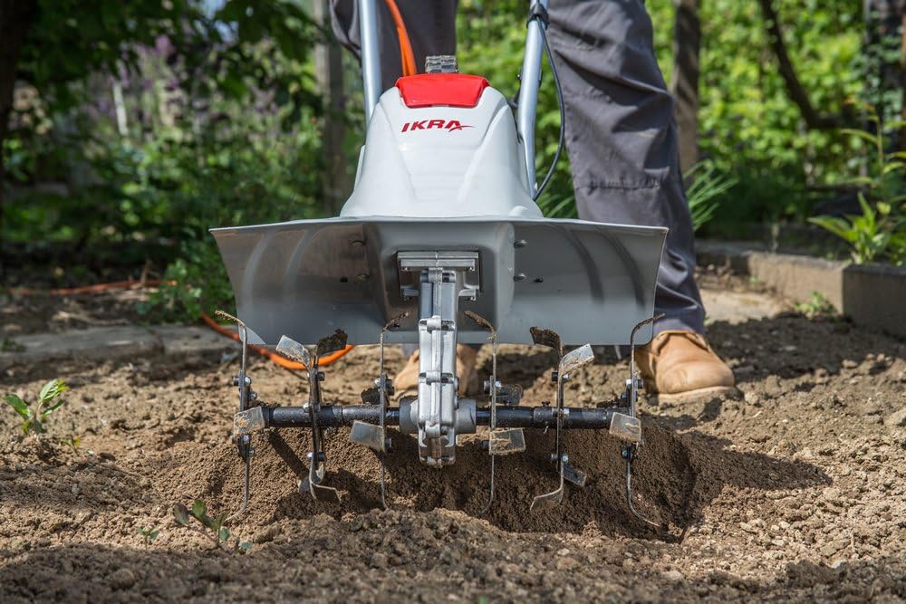 IKRA electric tiller FEM 1500, flexible working width 17-45cm, very efficient, 1500W