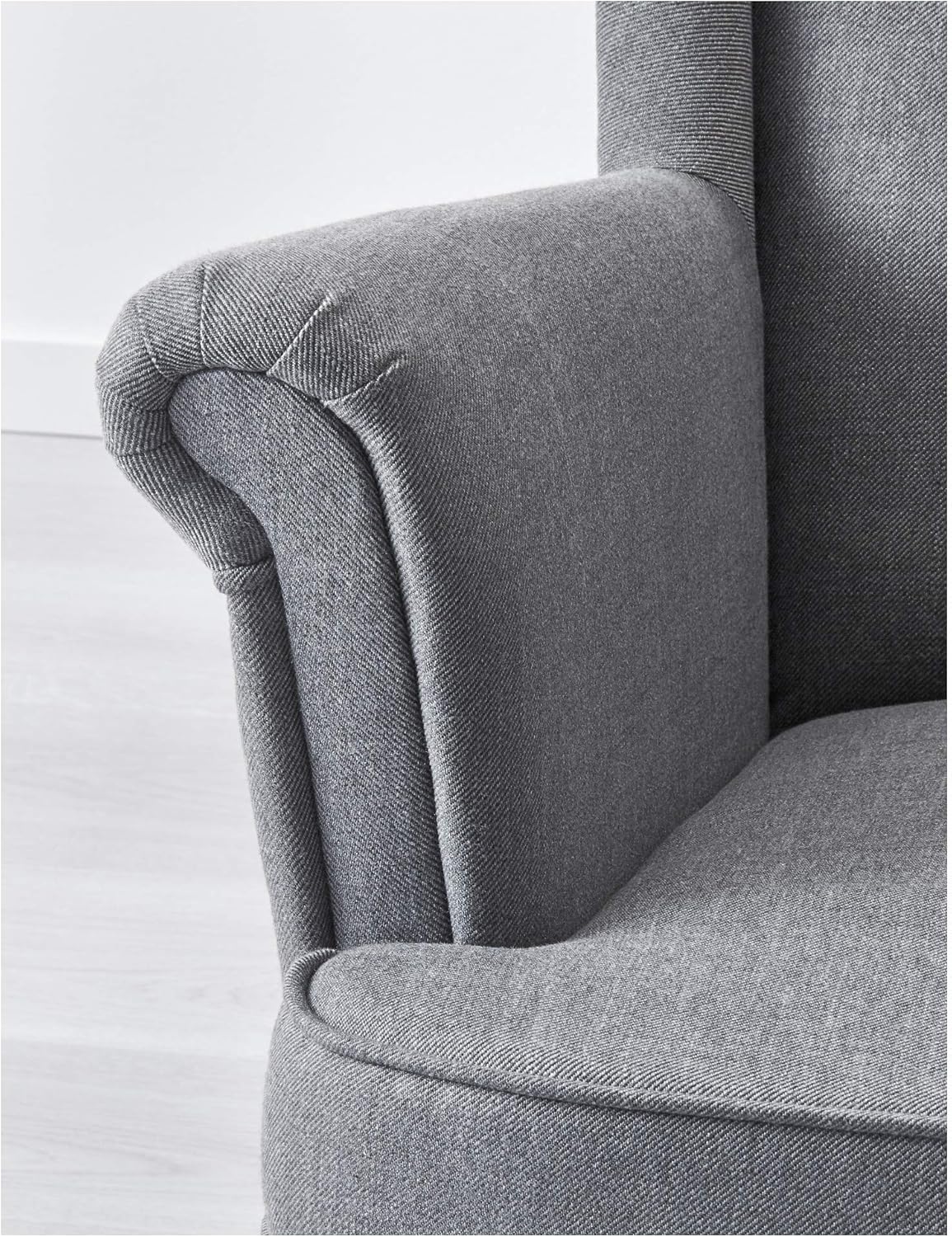 IKEA STRANDMON Wing Chair, Nordvalla Dark Grey