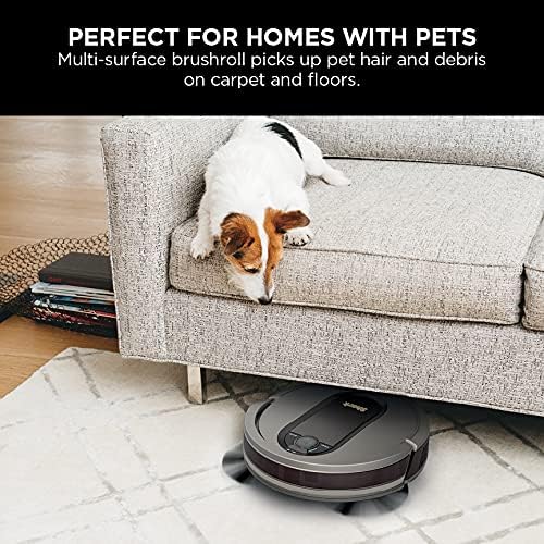 Shark Robot Vacuum & Mop Combo, PowerDetect NeverTouch Pro,Self-Emptying,Self-Refill with Self-Clean Pad Wash & Dry, 60-Day Debris Capacity,30-Day Refill Tank, 5PowerDetect Technologies,White,AV2800ZE
