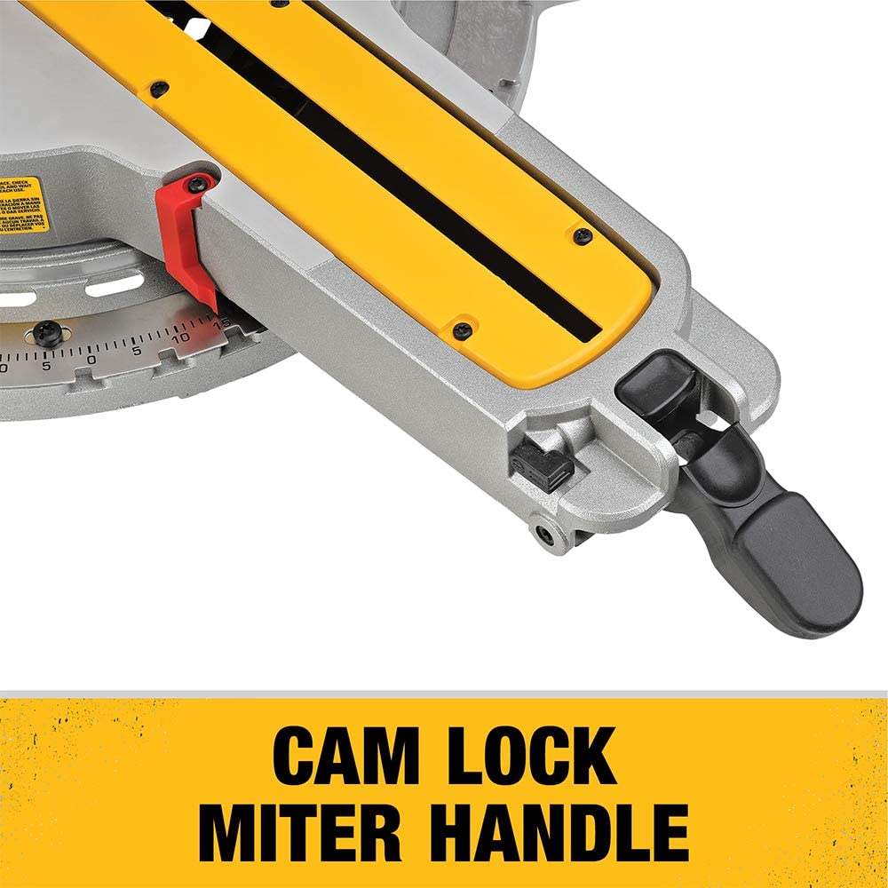 DEWALT DWS780 12-Inch Double Bevel Sliding Compound Miter Saw (DWS780) , Black