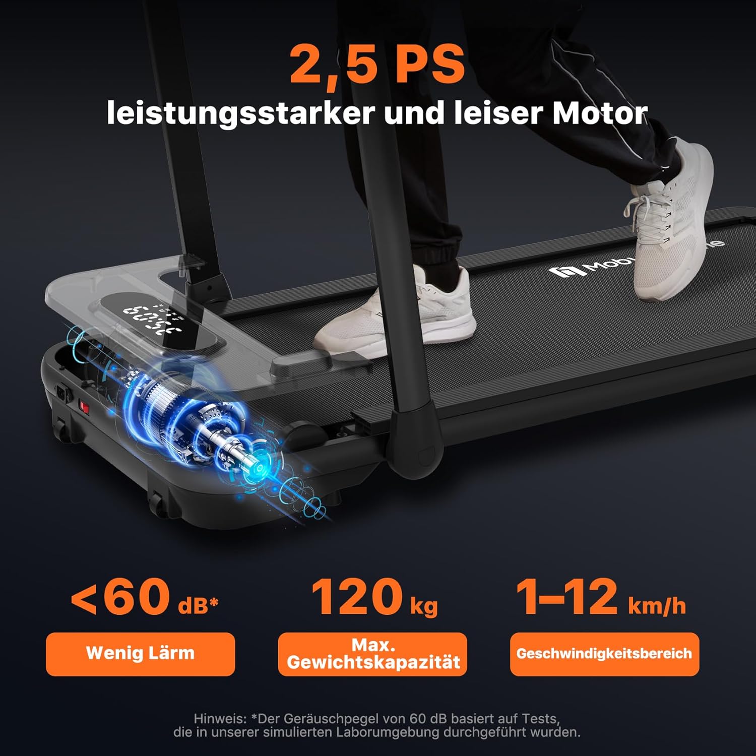 Mobvoi Home Laufband SE, 3-in-1-Klapplaufband