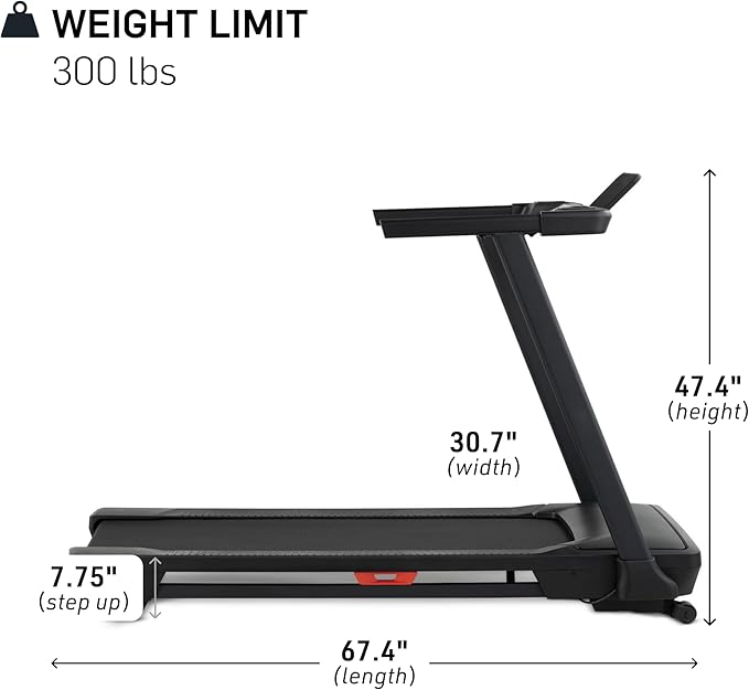 NordicTrack T Series 5: Perfect Treadmills for Home Use, Walking or Running Treadmill with Incline