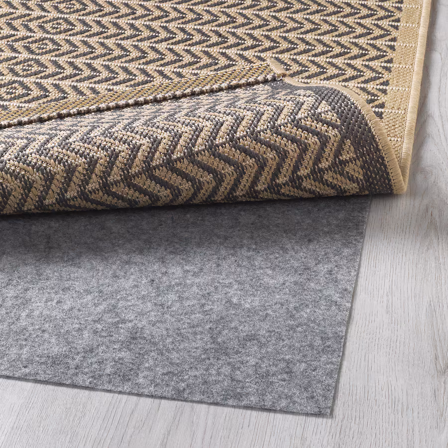 IKEA  LOBBÄK  Rug flatwoven, in/outdoor, beige, 2 ' 7