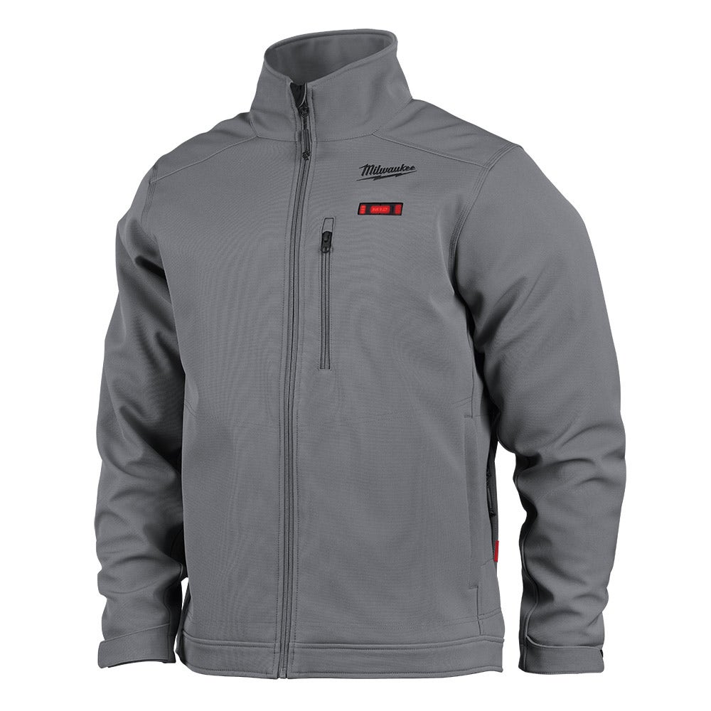 MILWAUKEE 12V Heated TOUGHSHELL Jacket Grey Skin M12THJGREY0