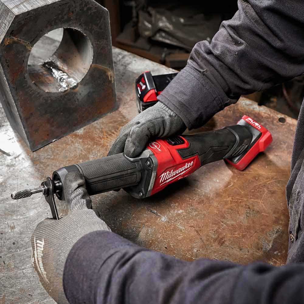 MILWAUKEE 18V FUEL™1/4" Braking Die Grinder w/ Slide Switch Skin M18FDGRB0