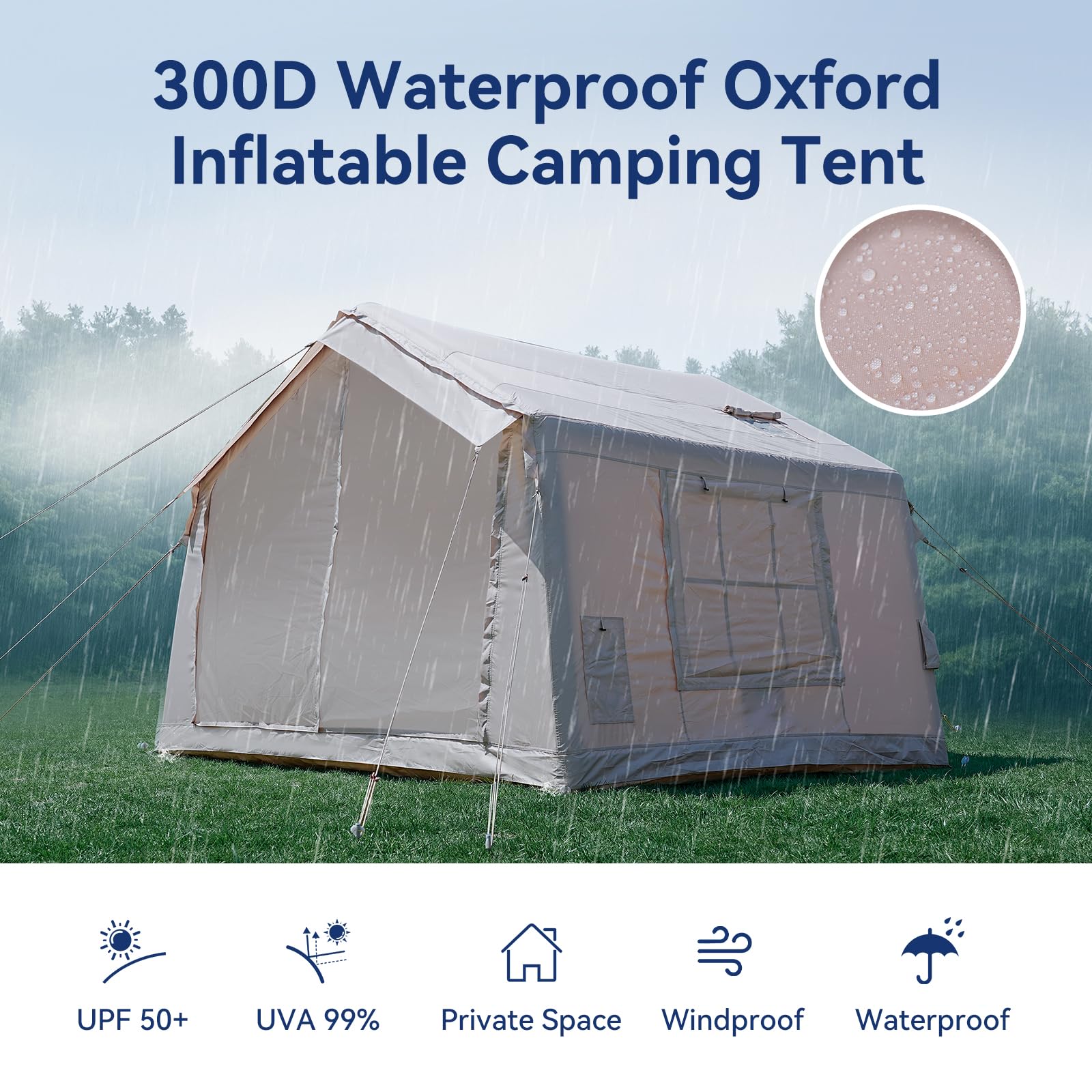 MOPHOTO Inflatable Tent for Camping